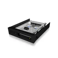 ICY BOX IB-2217ASTS 8,89 cm (3.5") Bandeja para disco duro Negro