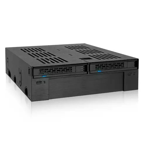 Icy Dock MB322SP-B panel bahía disco duro Negro