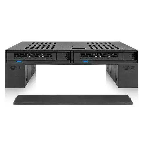 Icy Dock MB322SP-B panel bahía disco duro Negro