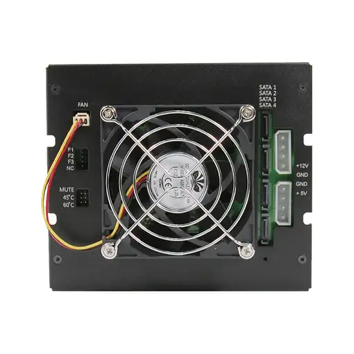 Chieftec CMR-3141SAS panel bahía disco duro Negro