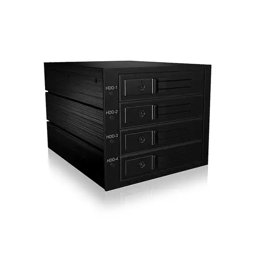 ICY BOX IB-564SSK 3x 5,25" Bandeja para disco duro Negro