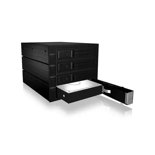 ICY BOX IB-564SSK 3x 5,25" Bandeja para disco duro Negro