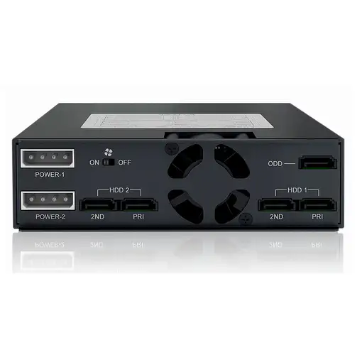 Icy Dock MB994IPO-3SB panel bahía disco duro 2x 2,5" Bandeja para disco duro Negro