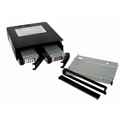 Icy Dock MB994IPO-3SB panel bahía disco duro 2x 2,5" Bandeja para disco duro Negro