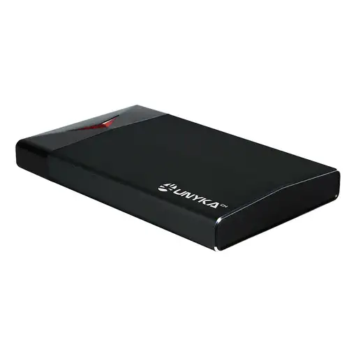 UNYKAch UK 25303 Caja de disco duro (HDD) Negro 2.5''