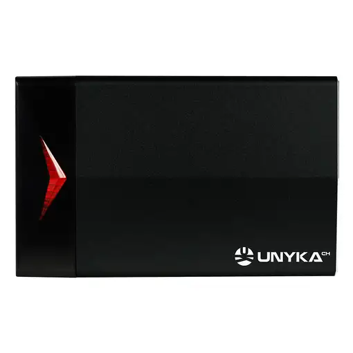 UNYKAch UK 25303 Caja de disco duro (HDD) Negro 2.5''
