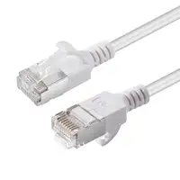 Microconnect V-FTP6A0025W-SLIM cable de red Blanco 0,25 m Cat6a U/FTP (STP)