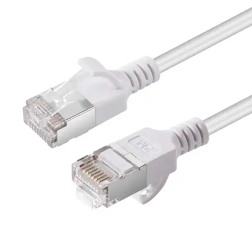 Microconnect V-FTP6A0025W-SLIM cable de red Blanco 0,25 m Cat6a U/FTP (STP)