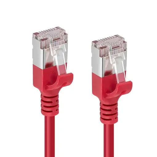 Microconnect V-FTP6A01R-SLIM cable de red Rojo 1 m Cat6a U/FTP (STP)