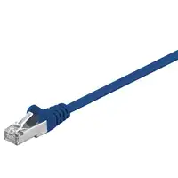 Goobay 68054 cable de red Azul 1 m Cat5e SF/UTP (S-FTP)