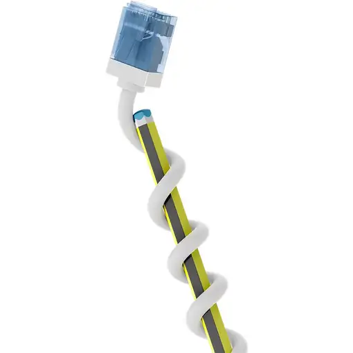 Goobay 74285 cable de red Blanco 0,5 m Cat6a U/UTP (UTP)