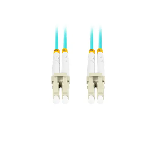 Lanberg FO-LULU-MD31-0030-TQ Cable de fibra óptica e InfiniBand 3 m LC Color aguam