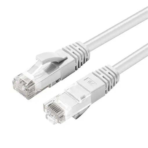 Microconnect MC-UTP6A01W cable de red Blanco 1 m Cat6a U/UTP (UTP)