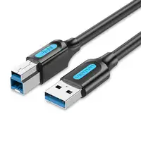 Vention Cable USB 3.0 Impresora COOBH/ USB Tipo-B Macho - USB Macho/ 2m/ Negro