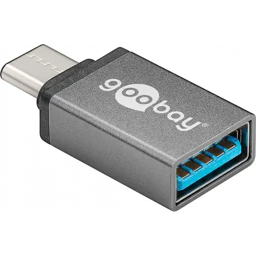Goobay 56621 cambiador de género para cable USB-C USB 3.0 female (Type A) Gris Goobay 56621 cambiador de género para cable USB-C USB 3.0 female (Type A) Gris