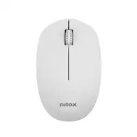 Nilox Ratón Wireless 1000 DPI, 3 botones, Gris