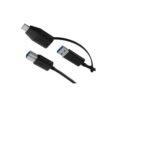 ICY BOX IB-CB032 cable USB USB 3.2 Gen 1 (3.1 Gen 1) 1 m USB B USB A Negro