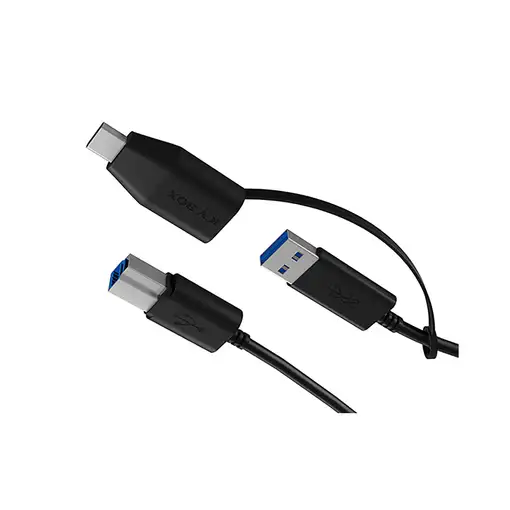 ICY BOX IB-CB032 cable USB USB 3.2 Gen 1 (3.1 Gen 1) 1 m USB B USB A 5 Gbit/s Negr