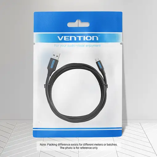 Vention Cable USB 2.0 COLBI/ USB Macho - MicroUSB Macho/ Hasta 60W/ 480Mbps/ 3m/ N
