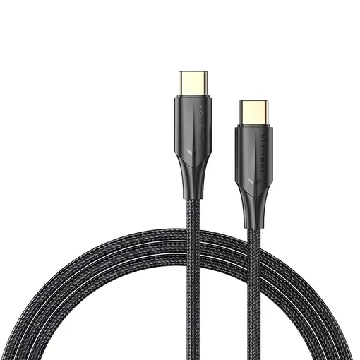 Vention Cable USB 2.0 Tipo-C 3A TAUBF/ USB Tipo-C Macho - USB Tipo-C Macho/ 1m/ Ne