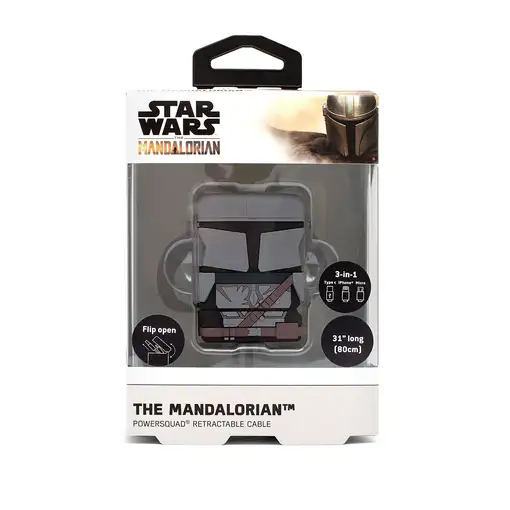 Thumbs Up PowerSquad The Mandalorian cable USB 0,6 m USB A USB C/Micro-USB B/Light