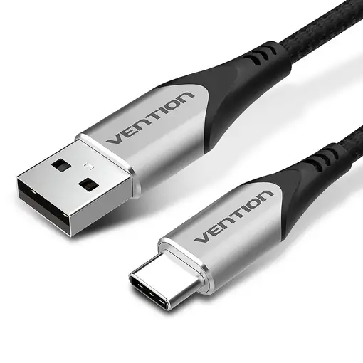 Vention Cable USB Tipo-C 2.0 3A CODHD/ USB Tipo-C Macho - USB Macho/ 50cm/ Gris