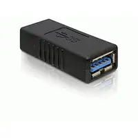 DeLOCK USB 3.0-A Adapter USB-A Negro