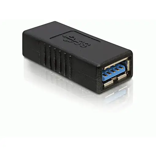DeLOCK USB 3.0-A Adapter USB-A Negro
