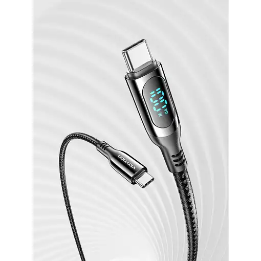 Vention Cable USB 2.0 Tipo-C 5A 100W TAYBAV/ USB Tipo-C Macho - USB Tipo-C Macho/