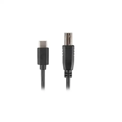Lanberg CA-USBA-13CC-0018-BK cable USB USB 2.0 1,8 m USB B USB C Negro