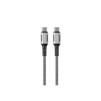 Havit 6939119077549 cable USB 1 m USB C Negro, Plata, Blanco