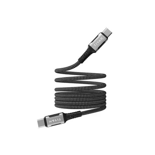 Havit 6939119077549 cable USB 1 m USB C Negro, Plata, Blanco