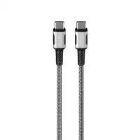 Havit 6939119077549 cable USB 1 m USB C Negro, Plata, Blanco