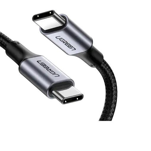 Ugreen 70427 cable USB USB 2.0 1 m USB C Negro, Plata