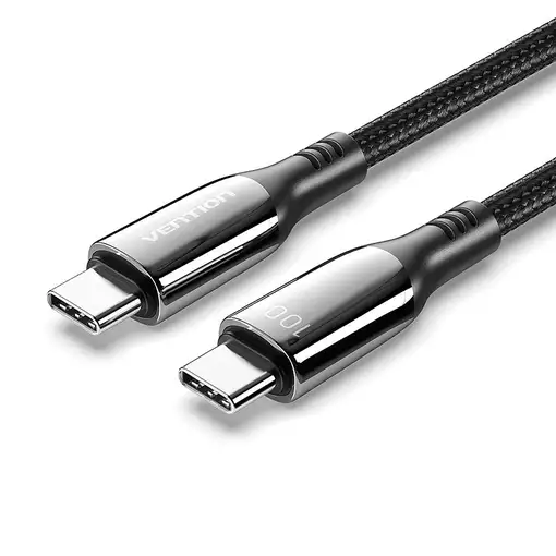 Vention Cable USB 2.0 Tipo-C 5A 100W CTKBAV/ USB Tipo-C Macho - USB Tipo-C Macho/