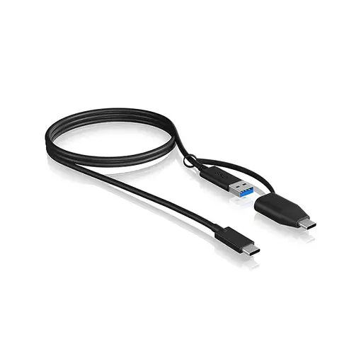 ICY BOX IB-CB034 cable USB USB 3.2 Gen 2 (3.1 Gen 2) 1 m USB C USB A Negro