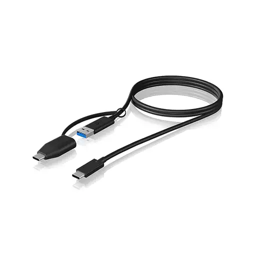 ICY BOX IB-CB034 cable USB USB 3.2 Gen 2 (3.1 Gen 2) 1 m USB C USB A Negro