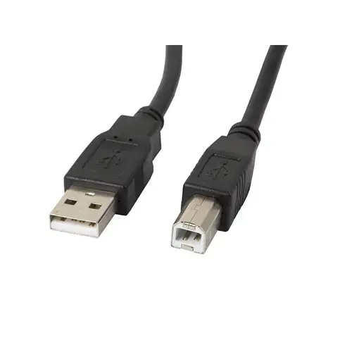 Lanberg CA-USBA-10CC-0050-BK cable USB USB 2.0 5 m USB B Negro