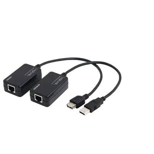 LogiLink Line Extender USB via CAT5/6 tarjeta y adaptador de interfaz