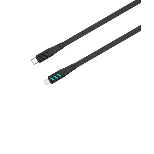 Havit 6939119087401 cable de conector Lightning 1 m Negro