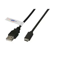 EFB Elektronik K5258SW.1 cable USB USB 2.0 1 m USB A USB C Negro