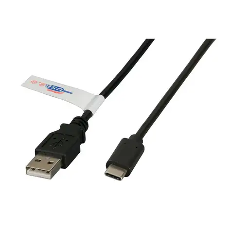EFB Elektronik K5258SW.1 cable USB USB 2.0 1 m USB A USB C Negro