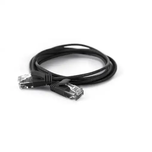 Wantec 7309 cable de red Negro 0,1 m Cat6a U/UTP (UTP)