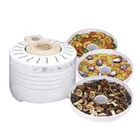 Deshidratador Alimentos, 4 Bandejas, Seca Frutas, Verduras, Carne, MPM, MSG-03