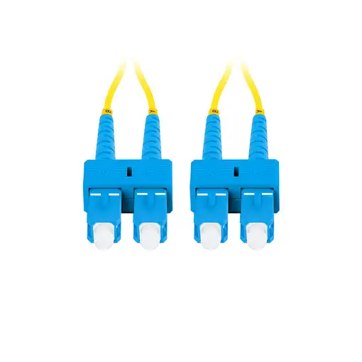 Lanberg FO-SUSU-SD11-0050-YE Cable de fibra óptica e InfiniBand 5 m SC