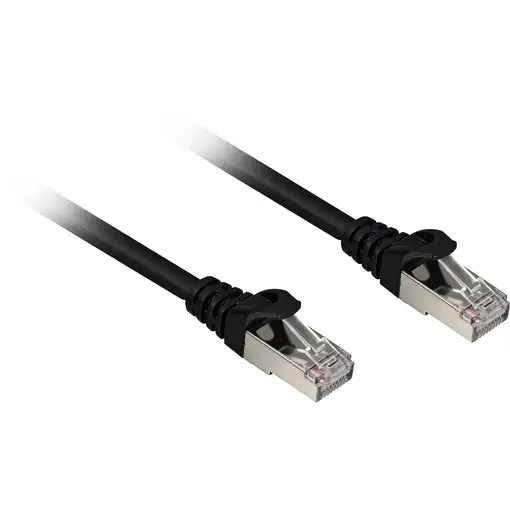 Sharkoon Cat.6a SFTP cable de red Negro 0,25 m Cat6a S/FTP (S-STP)
