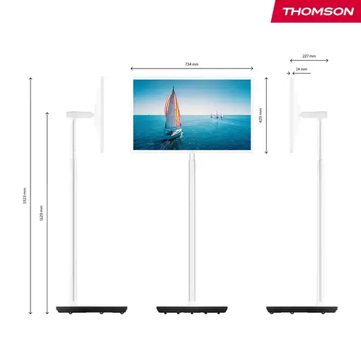 TV LED 32\ PORTATIL THOMSON 32HA4M44 , 4 horas, Smart Tv ANDROID