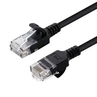 Microconnect V-UTP6A0025S-SLIM cable de red Negro 0,25 m Cat6a U/UTP (UTP)