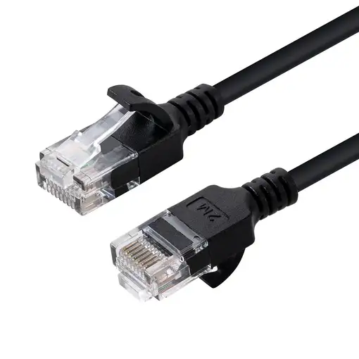 Microconnect V-UTP6A0025S-SLIM cable de red Negro 0,25 m Cat6a U/UTP (UTP)