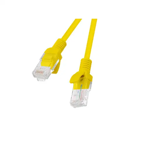 Lanberg PCU6-10CC-0200-Y cable de red Amarillo 2 m Cat6 U/UTP (UTP)